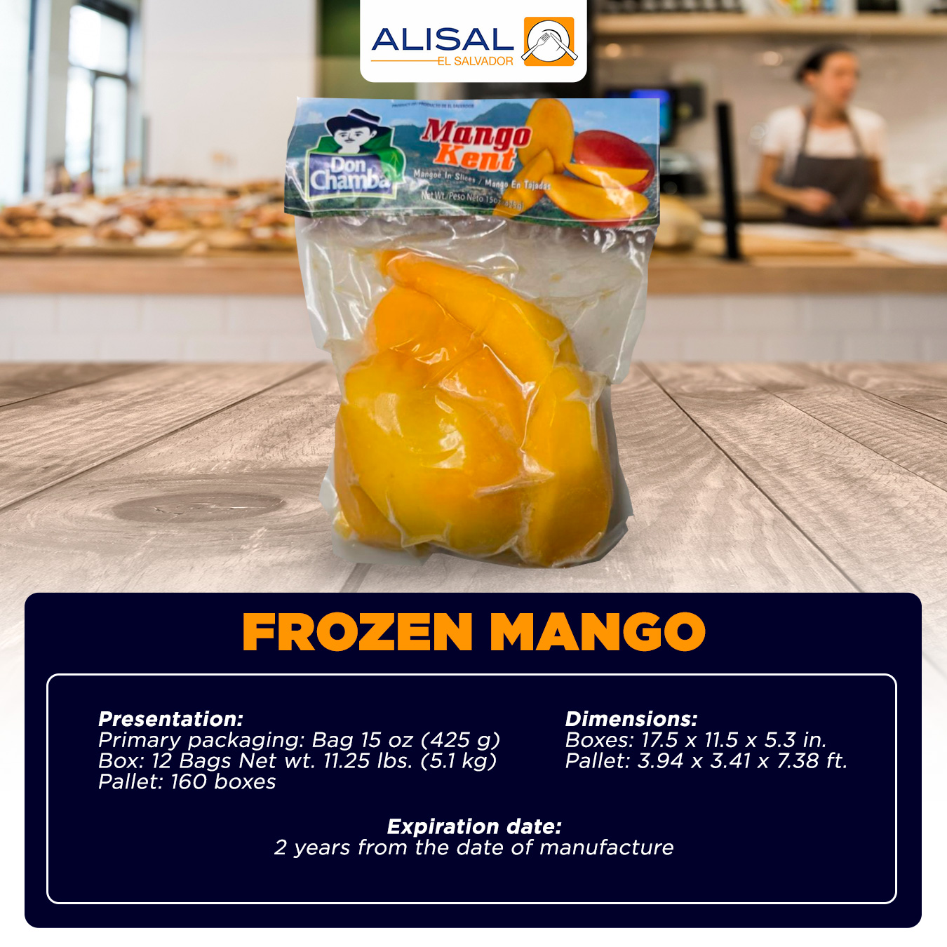 Mango Kent Congelado