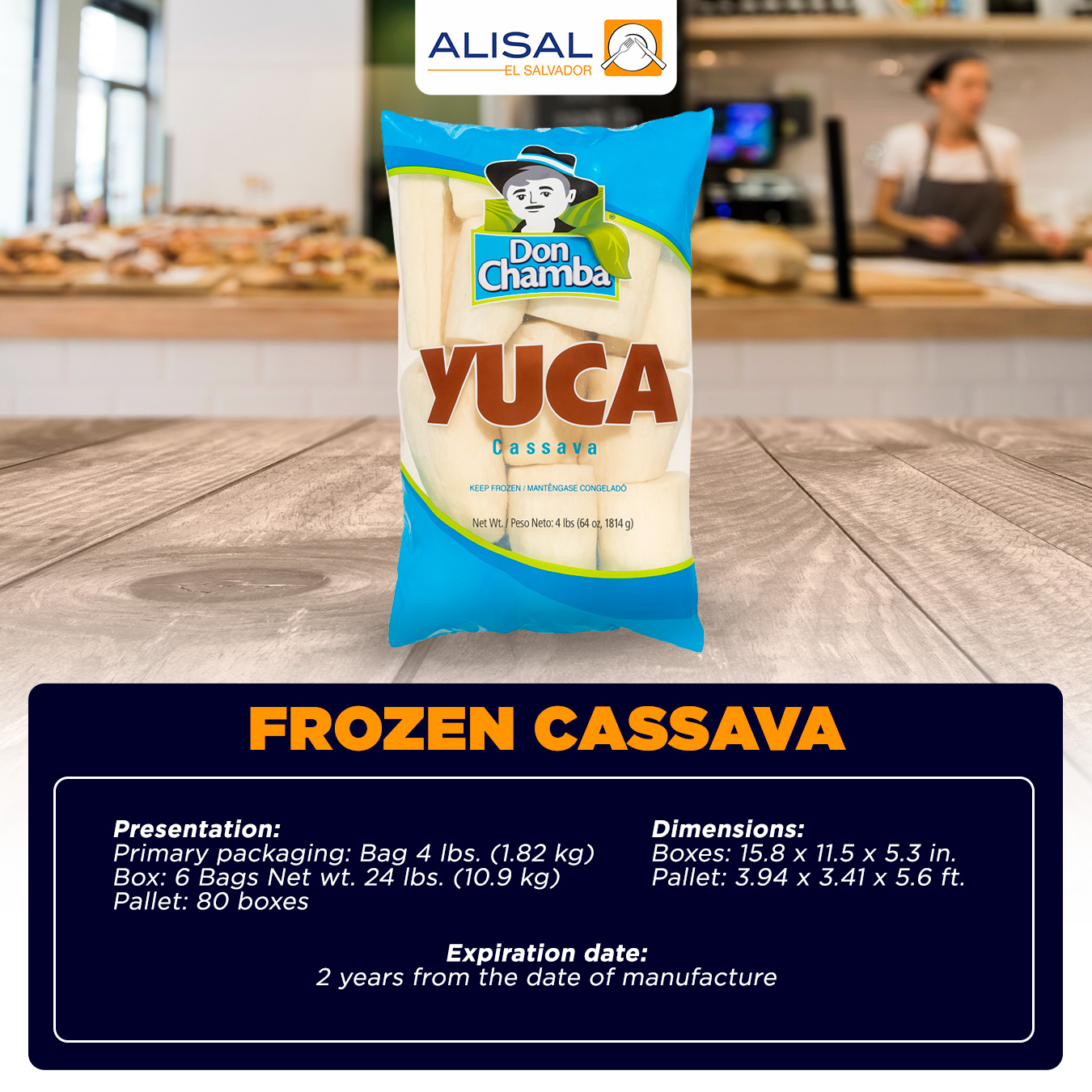 Yuca Congelada